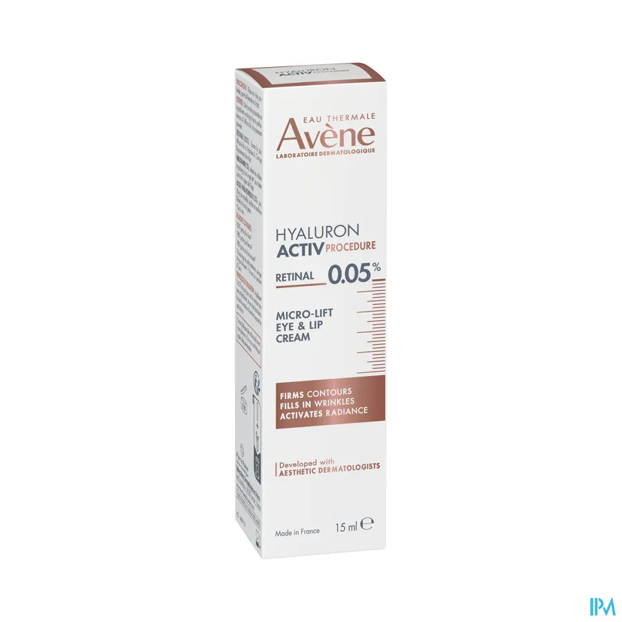packshot van Avène Hyaluron Activ Procedure Micro-Liftende Oog- & Lipcrème 15 ml