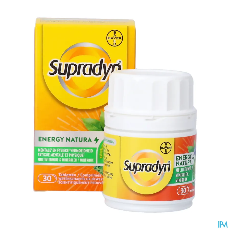productshot van Supradyn Energy Natura 30 Tabletten