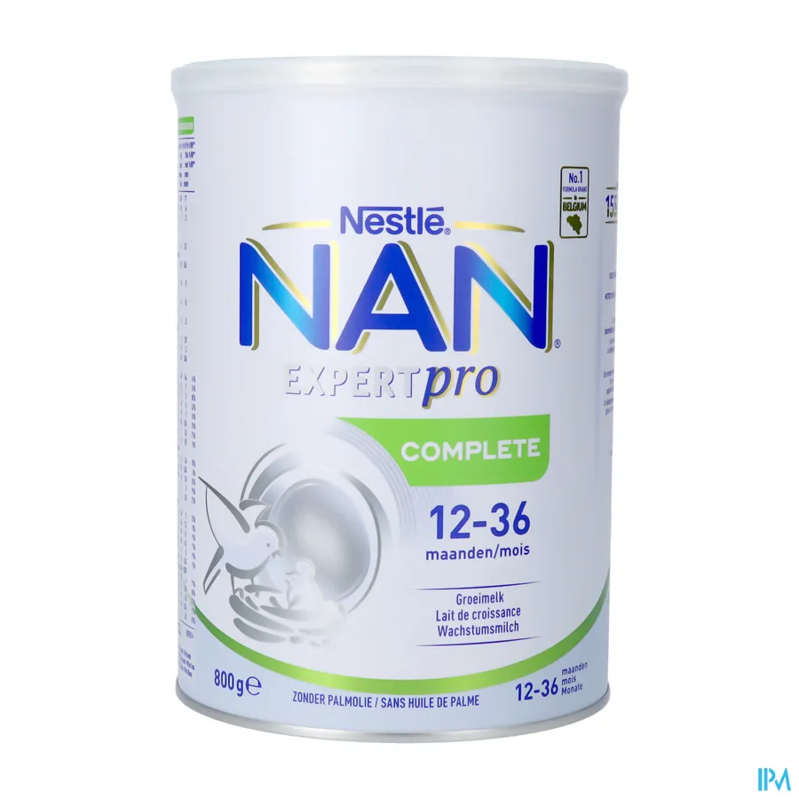 packshot van Nan Complete Groeimelk 800 g