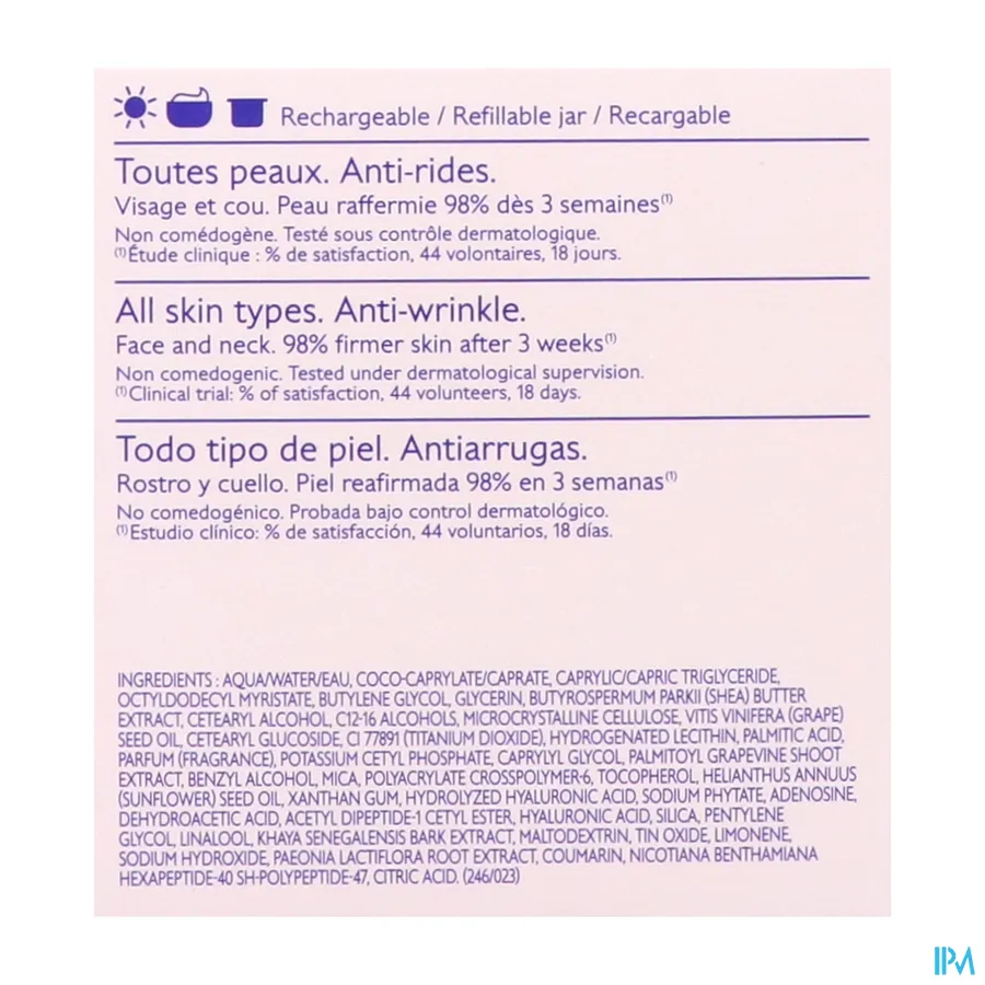 packshot van Caudalie Resveratrol Lift Kasjmiercreme 50ml