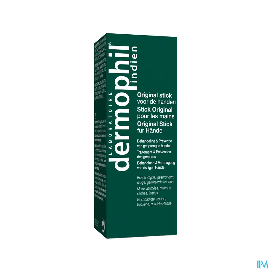 packshot van Dermophil Indien Originele Stick Handen Stick 30 g