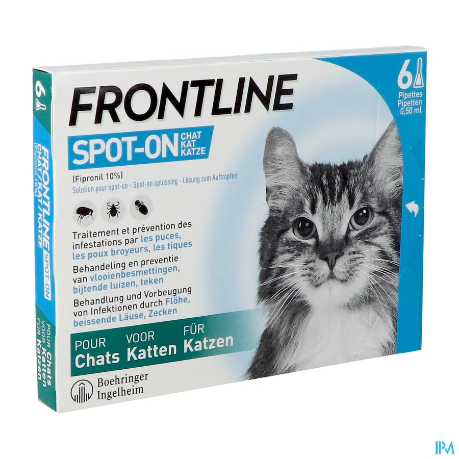 packshot van Frontline Spot-On Kat 6 x 0,50 ml