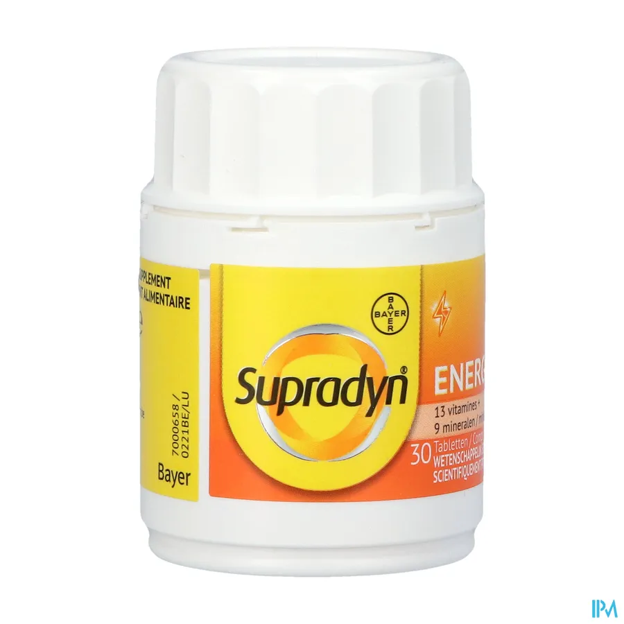 productshot van Supradyn Energy 30 tabletten