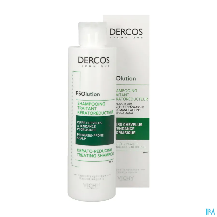 productshot van Vichy Dercos PSOlution Shampoo Kératoreducteur 200 ml