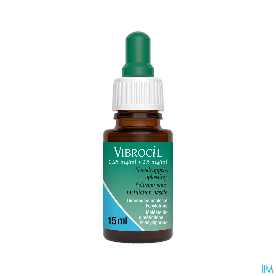 productshot van Vibrocil Neusdruppels bij Rhinitis 15 ml
