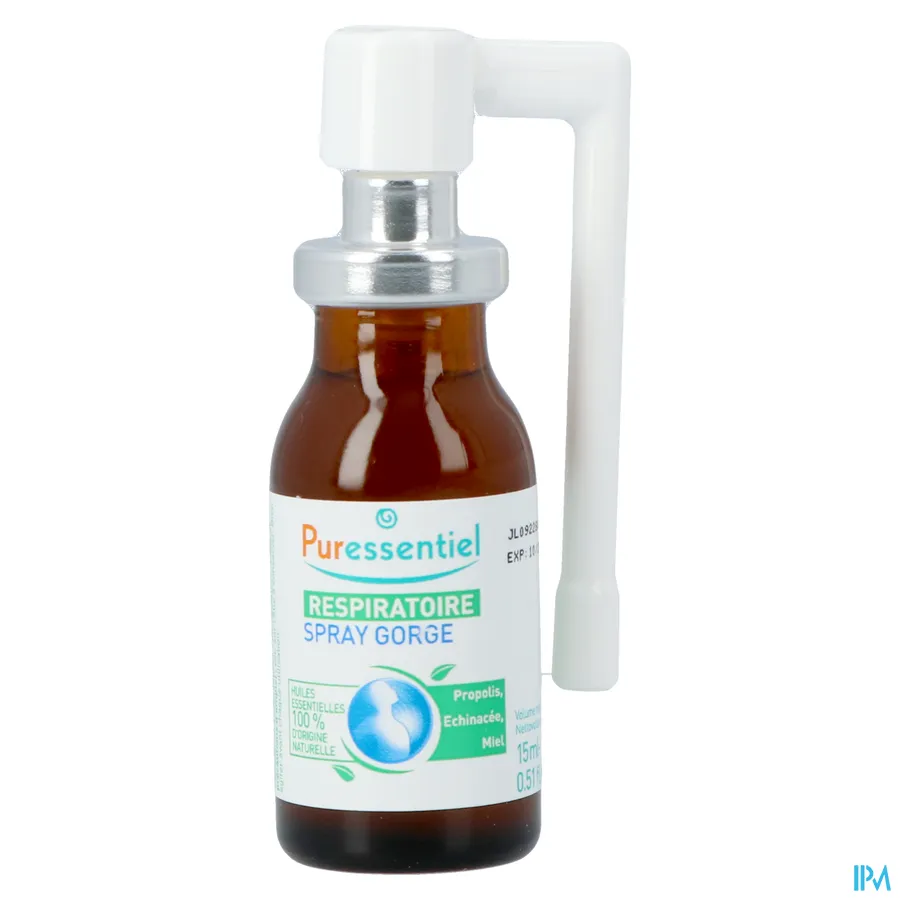 packshot van Puressentiel Ademhaling Keelspray 15 ml