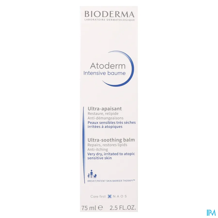 packshot van Bioderma Atoderm Intensive Balsem Tube 75 ml
