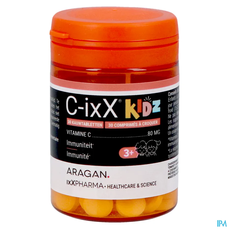 productshot van C-ixX Kidz met Vitamine C 30 Kauwtabletten