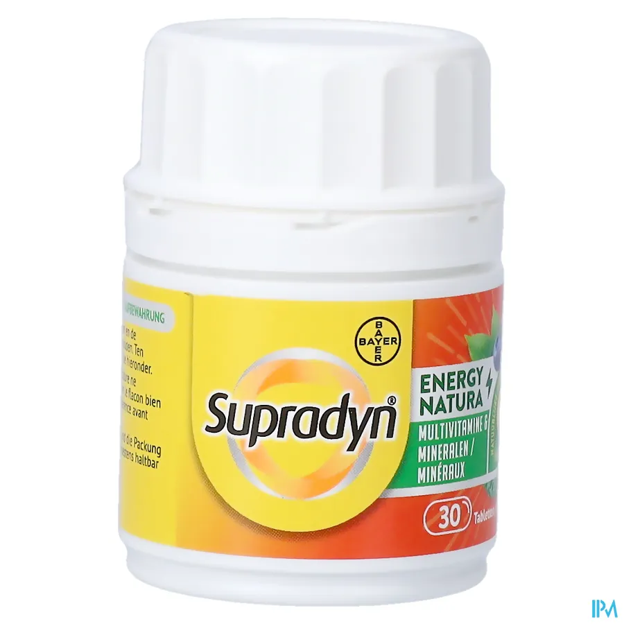 productshot van Supradyn Energy Natura 30 Tabletten