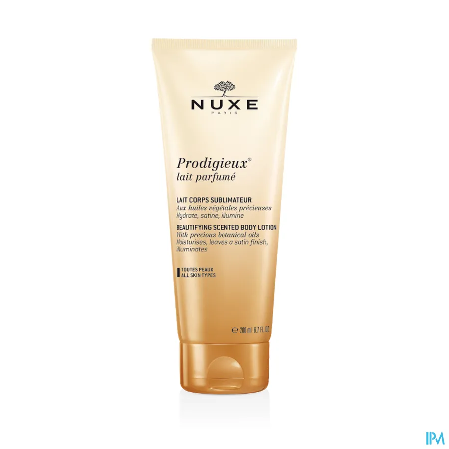 packshot van Nuxe Prodigieux Verfraaiende Geparfumeerde Bodymelk 200 ml