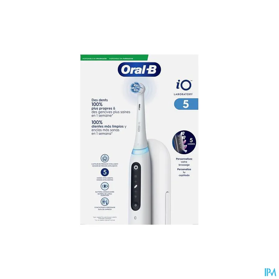 packshot van Oral-B iO Laboratory 5 Elektrische Tandenborstel 1 stuk