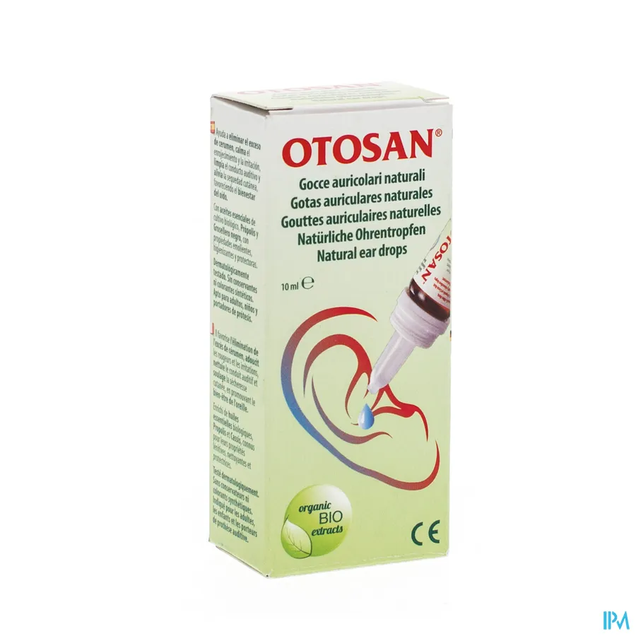 packshot van Otosan Natuurlijke Bio Oordruppels 10ml