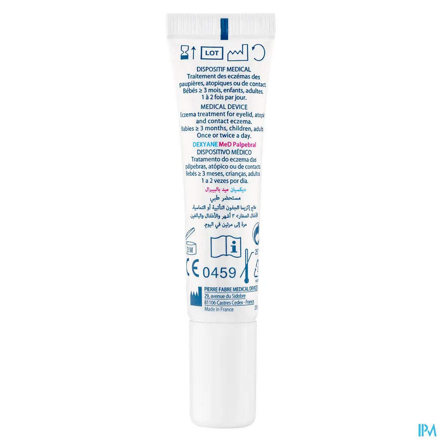 packshot van Ducray Dexyane MeD Palpebral Oogleden 15 ml