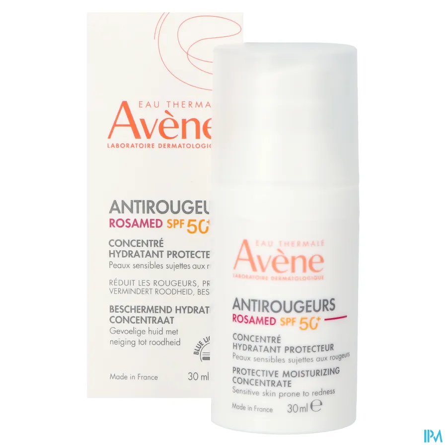 packshot van Avène Antirougeurs Rosamed SPF 50+ 30 ml