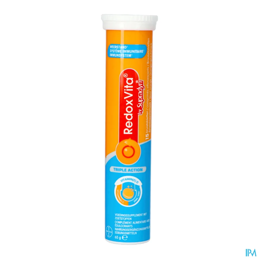 productshot van RedoxVita Triple Action 30 Bruistabletten