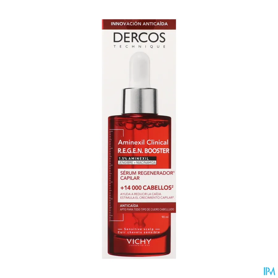 packshot van Vichy Dercos Aminexil Clinical R.E.G.E.N. Booster 90 ml