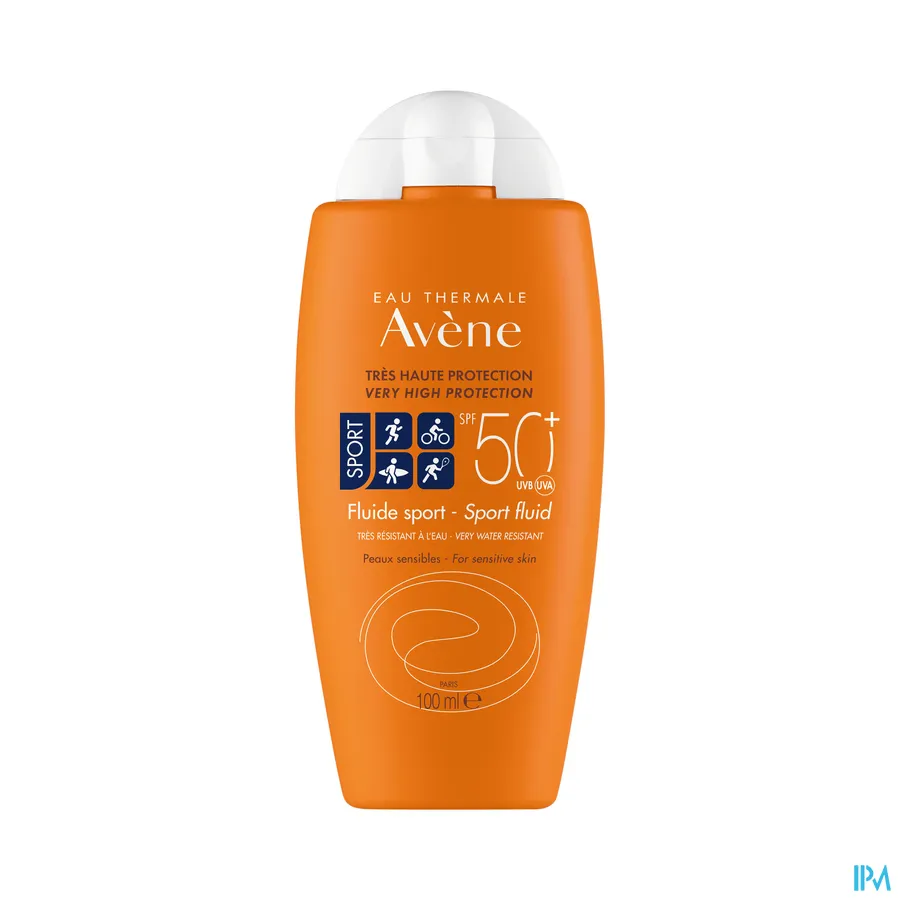 productshot van Avène Sport Zonnefluid SPF 50+ 100 ml