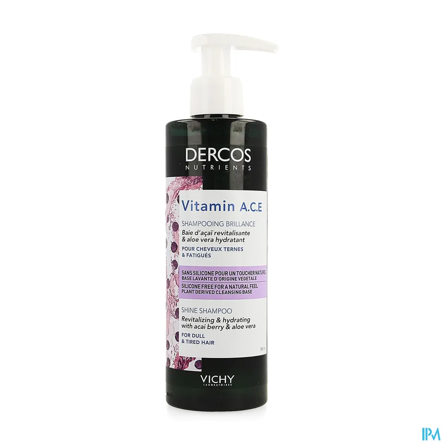 packshot van Vichy Dercos Nutrients Vitamine Shampoo 250 ml