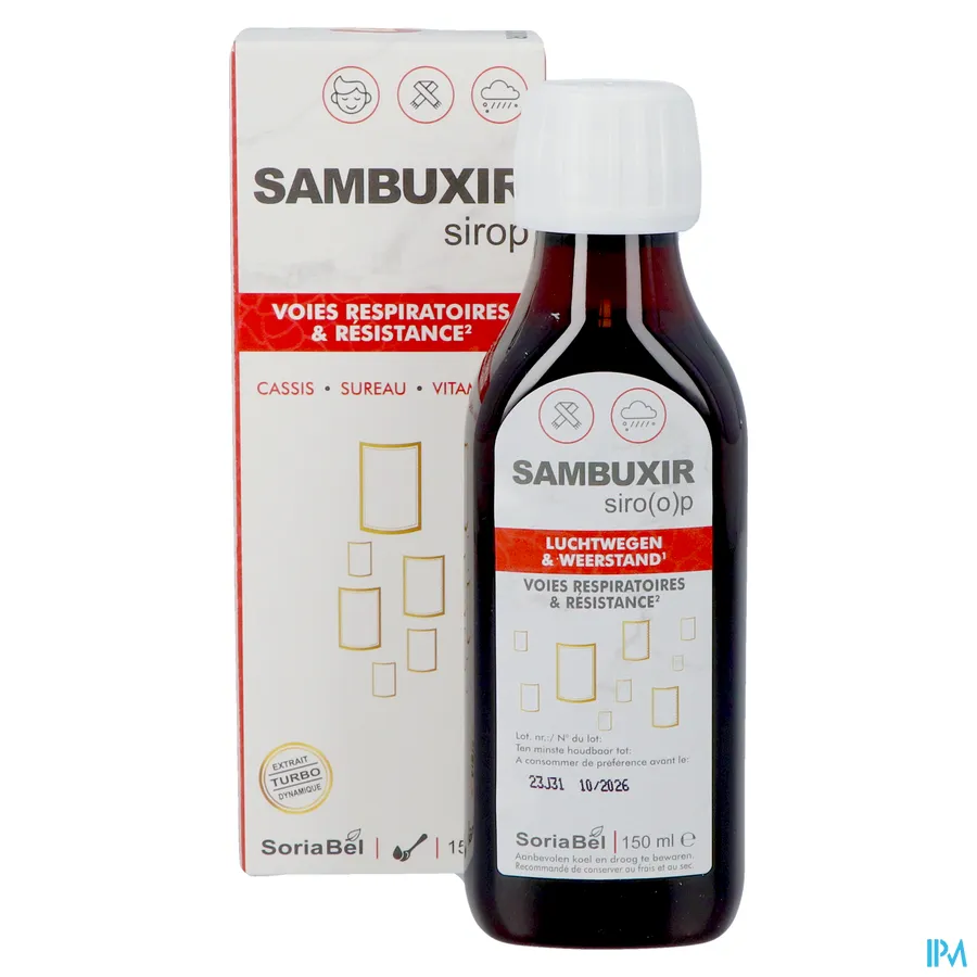 productshot van Soria Sambuxir Siroop 150 ml