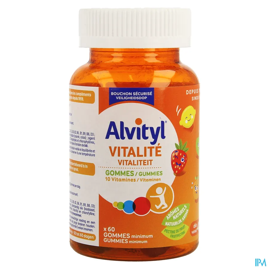 packshot van Alvityl Vitaliteit Gummies 60 gummies