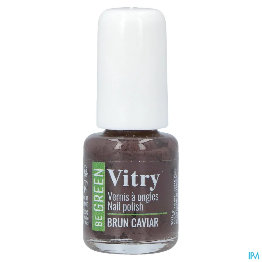 packshot van Vitry Vao Be Green Nagellak Brun Caviar 6 ml