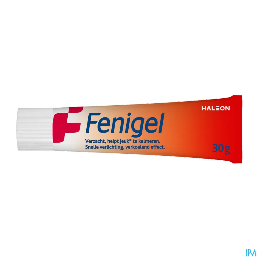 productshot van Fenigel voor Jeuk bij Insectenbeten, Roodheid van Huid en te Lange Blootstelling aan Zon 30 g