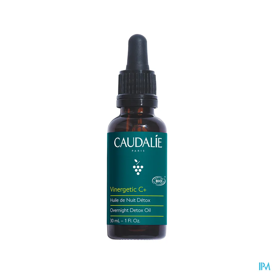 packshot van Caudalie Vinergetic C+ Detox Nachtolie 30 ml