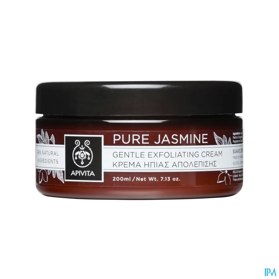 packshot van Apivita Pure Jasmine Zachte Exfoliërende Scrub voor Lichaam 200 ml