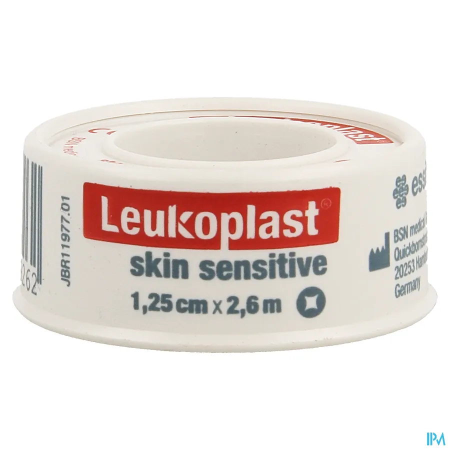 packshot van Leukoplast Skin Sensitive Deksel 1,25cm x 2,6m