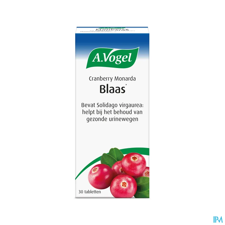 packshot van A. Vogel Cranberry Monarda 30 tabletten