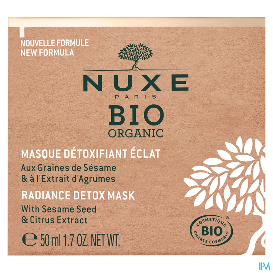 packshot van Nuxe Bio Radiance Detox Mask 50 ml
