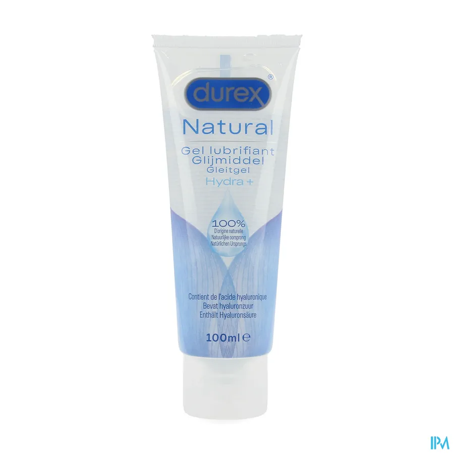 packshot van Durex Naturel Extra Hydra Glijmiddel Gel 100 ml