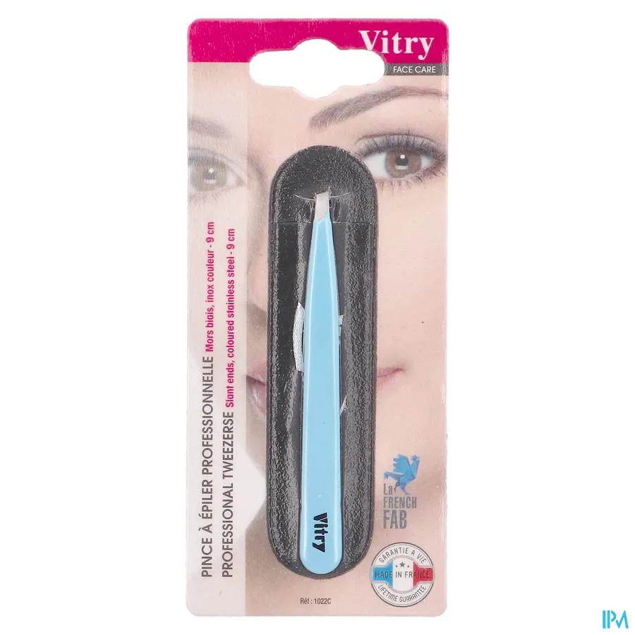packshot van Vitry Classic Epileerpincet Schuin Inox 1 stuk