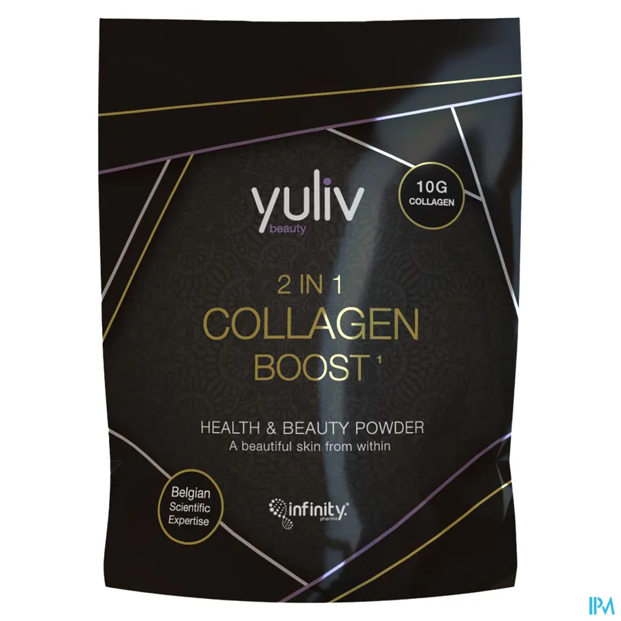 packshot van Yuliv 2in1 Collagen Boost Mix Poeder 300 g