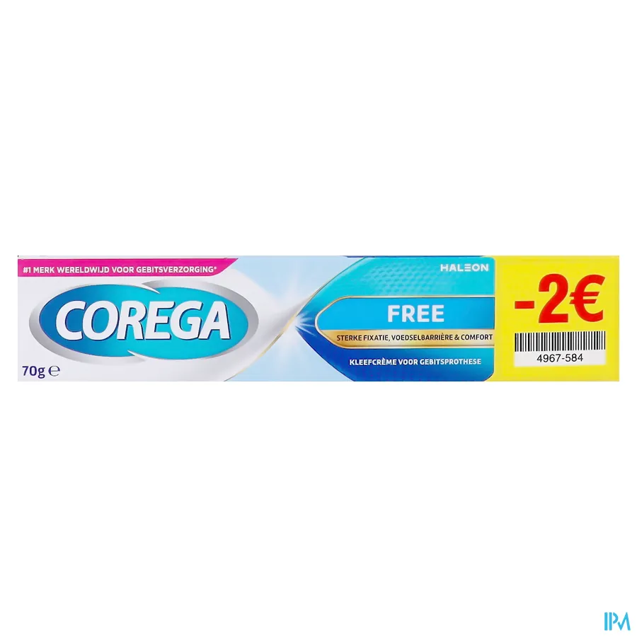 packshot van Corega Free Kleefcrème Promo* 70 g