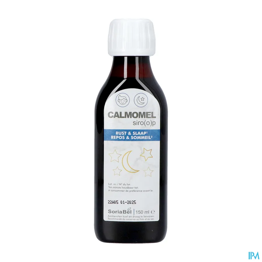 productshot van Soria Calmomel Siroop 150 ml