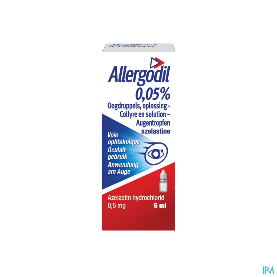 packshot van Allergodil Oogdruppels 6ml