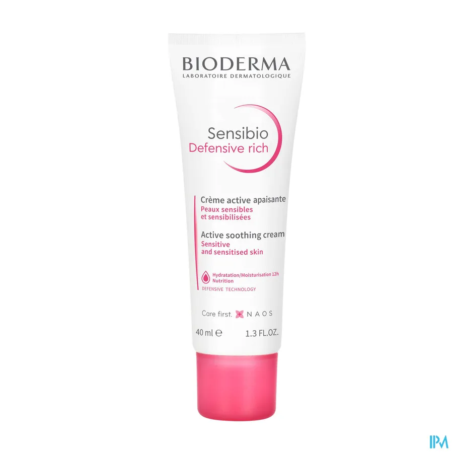 packshot van Bioderma Sensibio Rijke Crème 40 ml