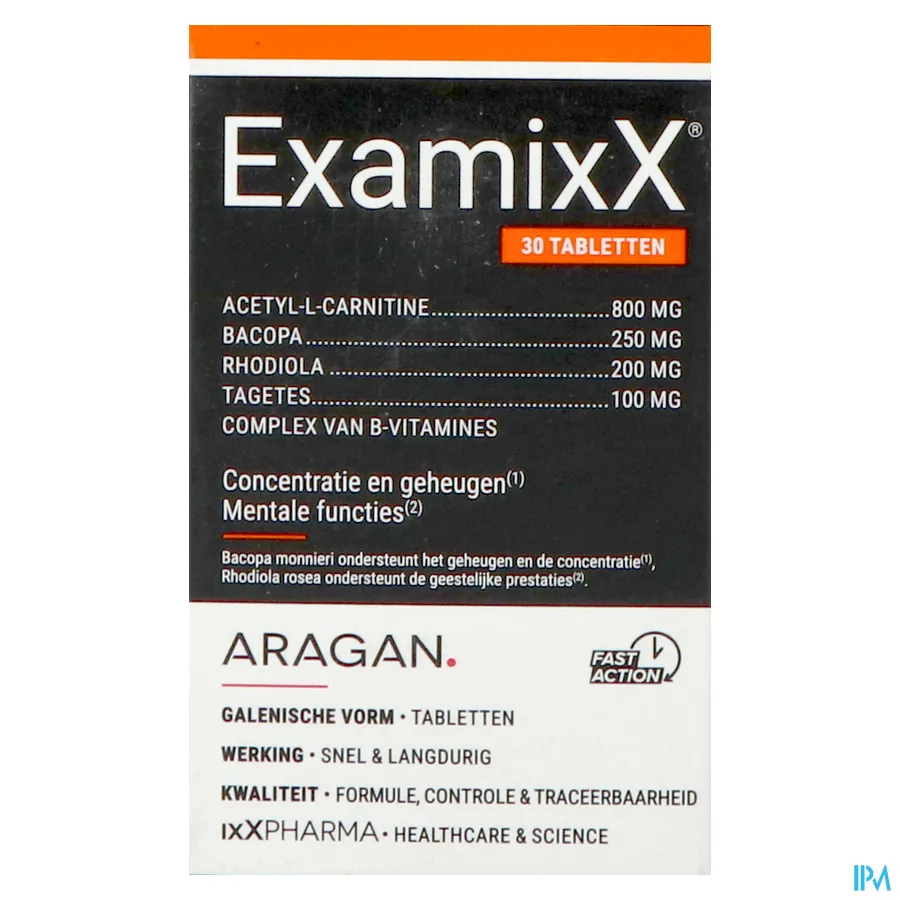 packshot van ExamixX 30 tabletten