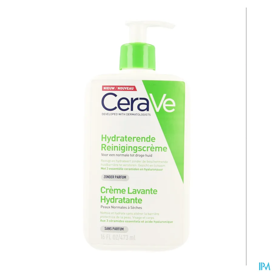 packshot van CeraVe Hydraterende Reinigingscrème 473 ml