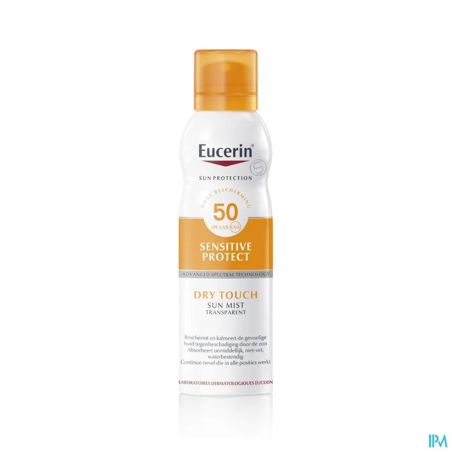 packshot van Eucerin Oil Control Sun Mist Transparent SPF50+ 200 ml
