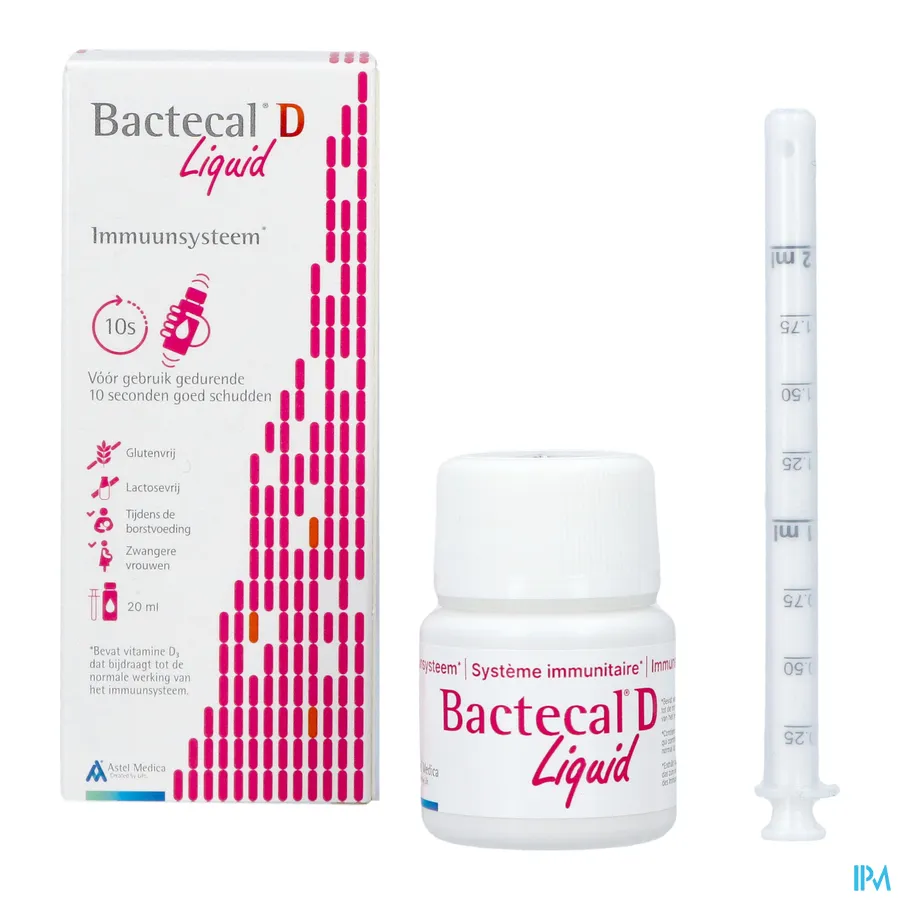 productshot van Bactecal D Liquid 20 ml