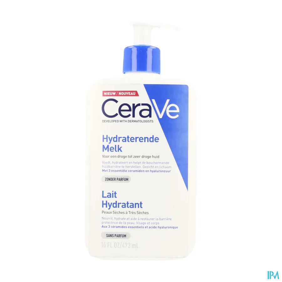packshot van CeraVe Hydraterende Melk 473 ml