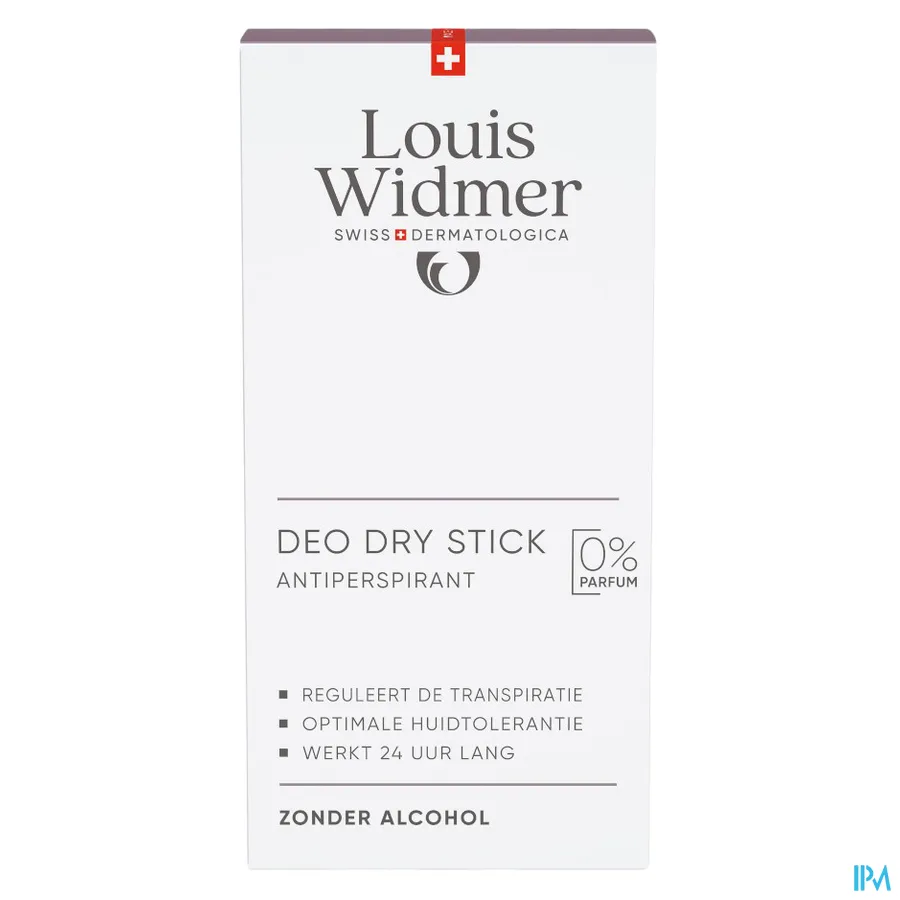 packshot van Widmer Deo Dry Stick Antiperspirant Zonder Parfum 50 ml