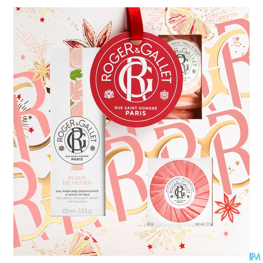 packshot van Roger & Gallet Fleur de Figuier Trio Geschenkset 1 set