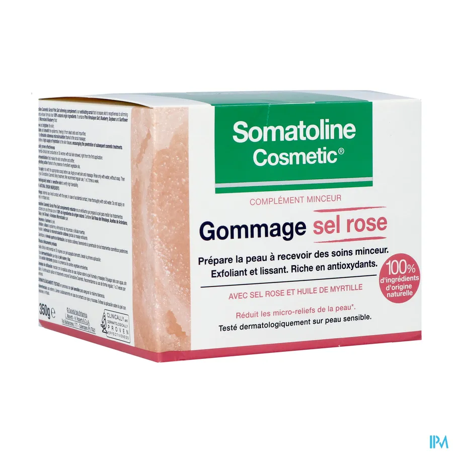 packshot van Somatoline Cosmetic Exfoliërende Scrub Pink Salt 350 g