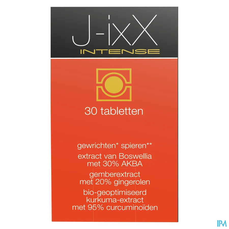 packshot van J-IxX Intense voor Gewrichten en Spieren 30 Tabletten