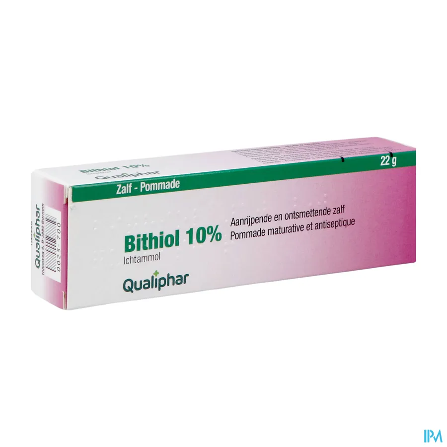 packshot van Bithiol 10% 22g zalf