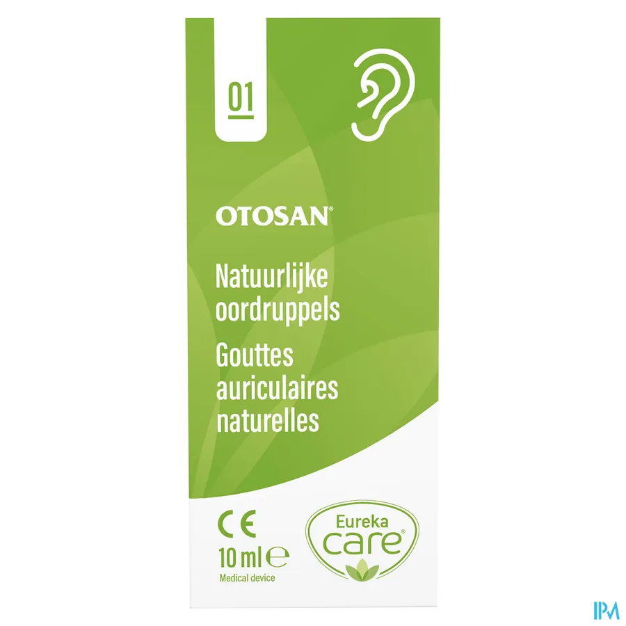 packshot van Otosan Natuurlijke Bio Oordruppels 10ml