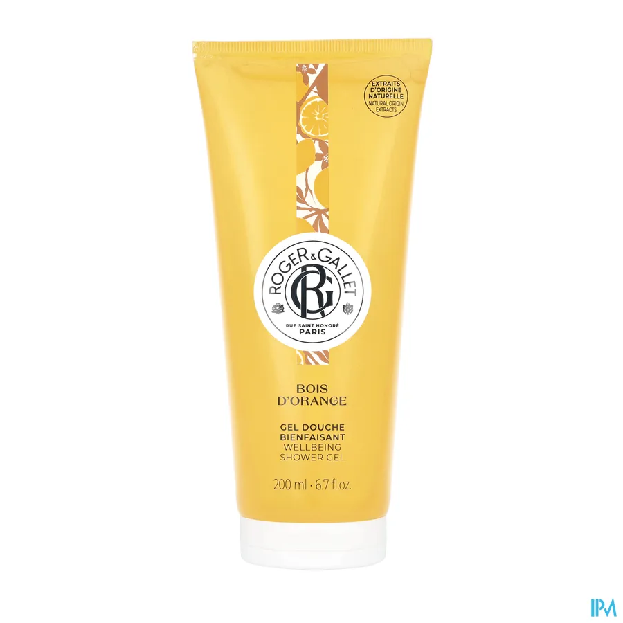packshot van Roger & Gallet Bois d'Orange Douchegel 200 ml